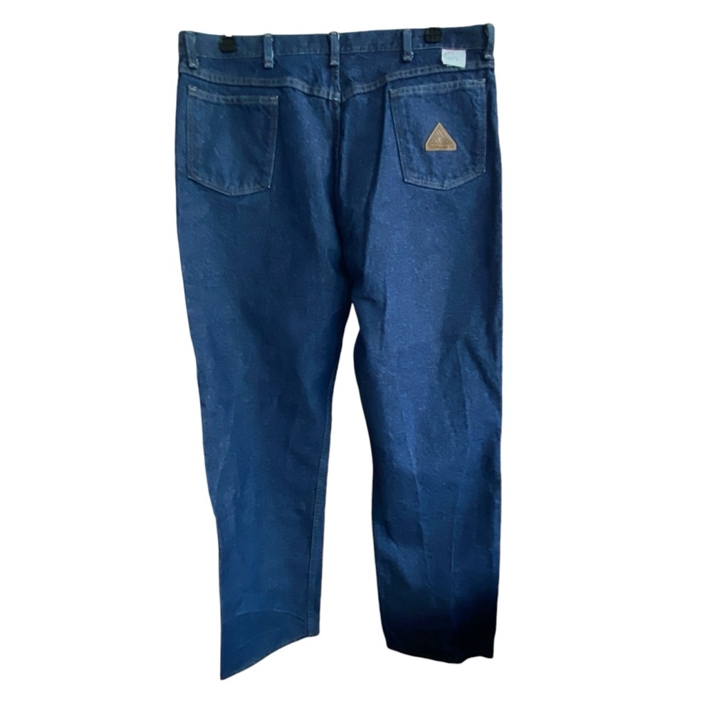 BULWARK FR Flame Resistant Protective Apparel Size 40"x32" 5-Pocket Blue Jeans